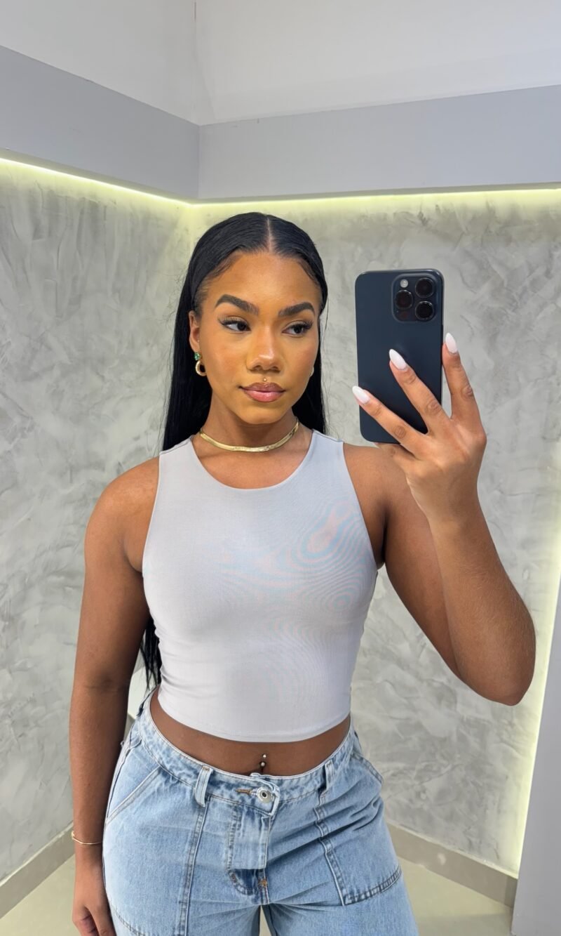 Cropped Deise - Cinza