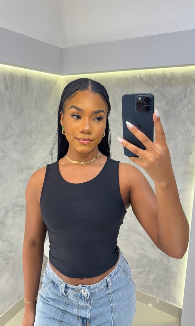 Cropped Deise - Preto