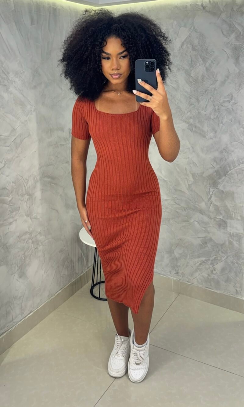 Vestido Modal manga Curta