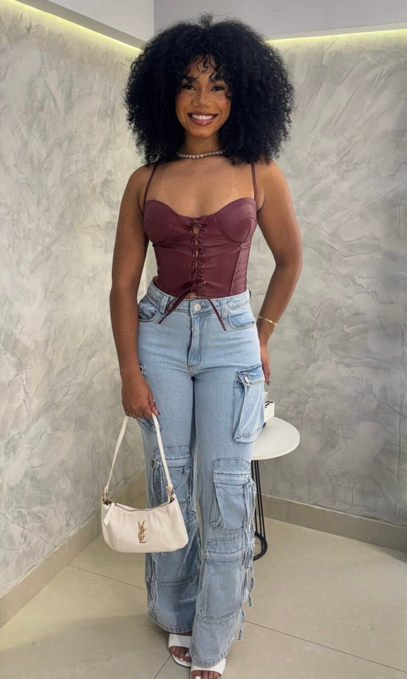 Cropped Courino Mavi